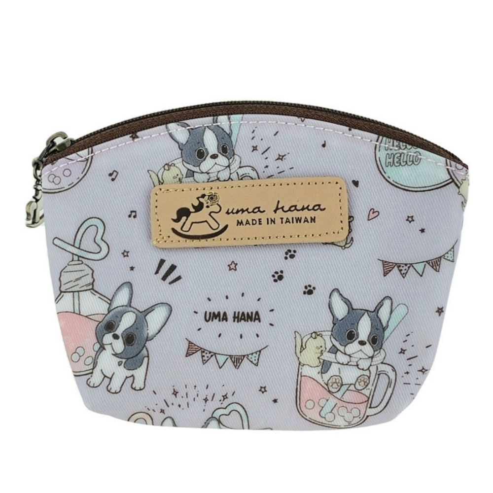 Waterproof Boba Frenchie Shell Coin Purse Card Pouch Holder